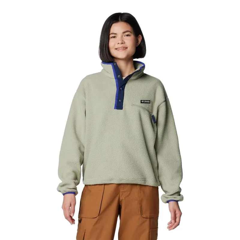 Columbia Helvetia II CroppedHalf Snap Fleece, Safari