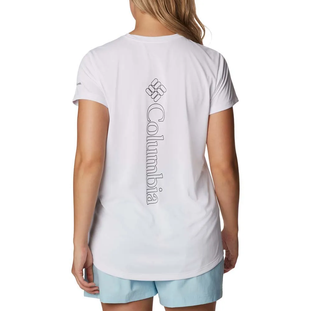 Columbia Hike™ Graphic T-shirt Med Korta ärmar, White / vertical