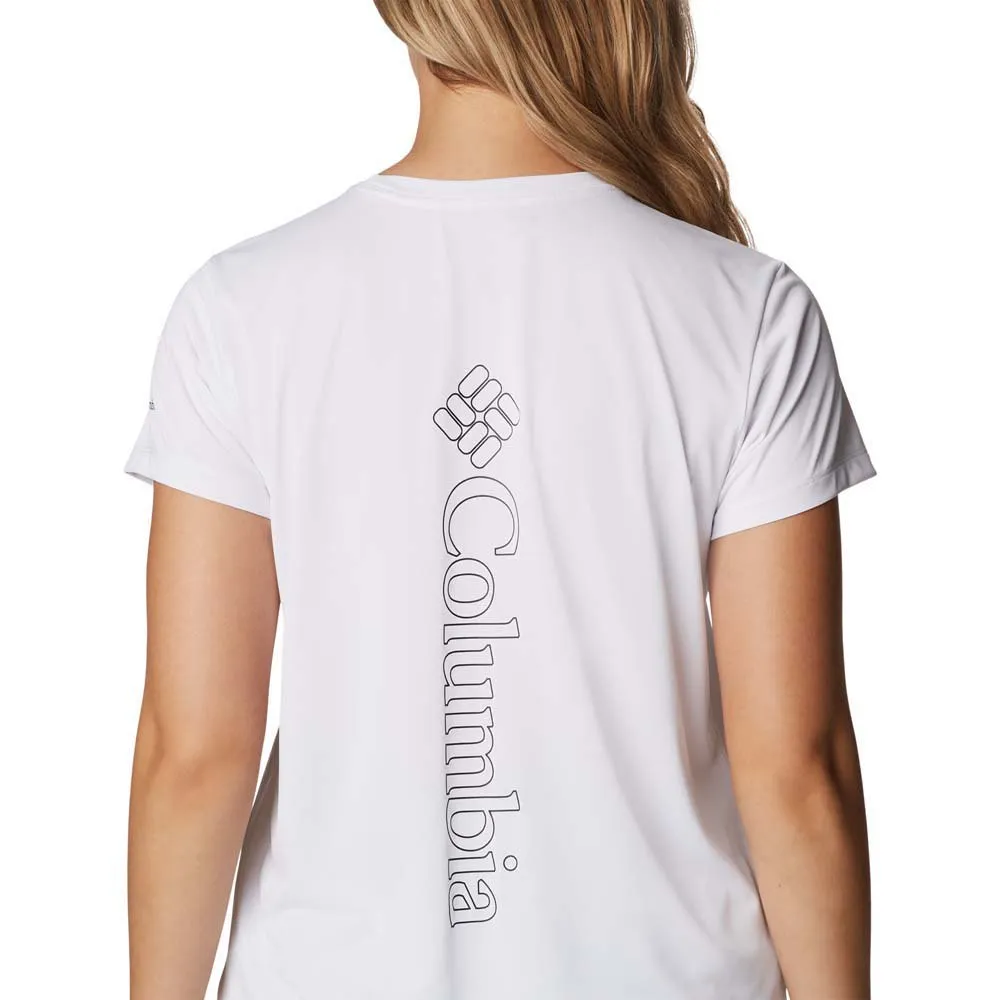 Columbia Hike™ Graphic T-shirt Med Korta ärmar, White / vertical