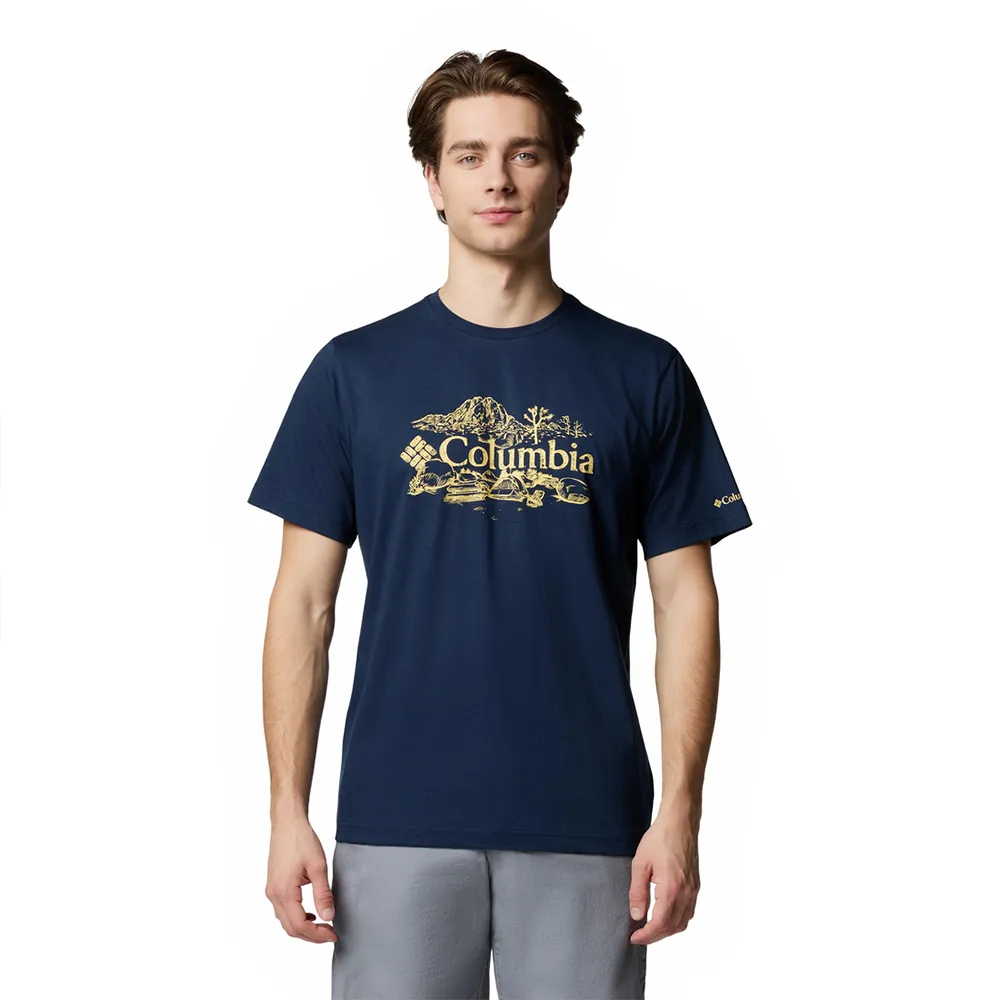Columbia Kettle River™ T-shirt Med Korta ärmar, Collegiate navy Columbia Kettle River™ T-shirt Med Korta ärmar, Collegiate navy