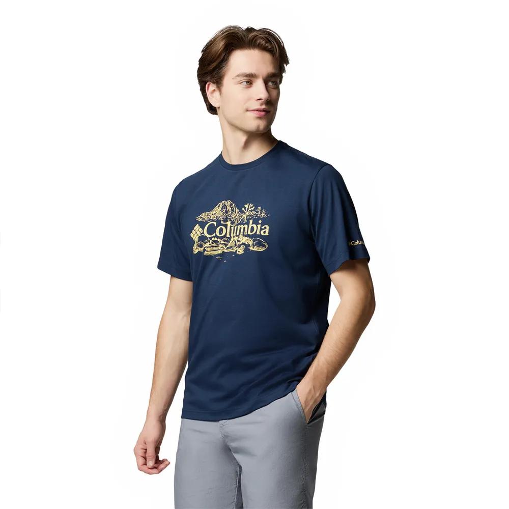 Columbia Kettle River™ T-shirt Med Korta ärmar, Collegiate navy Columbia Kettle River™ T-shirt Med Korta ärmar, Collegiate navy