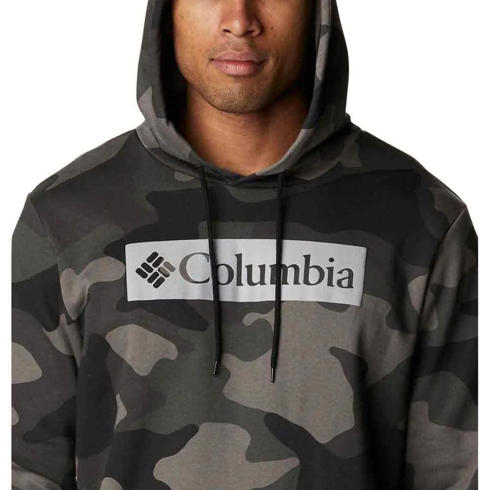 Columbia Logo Printed Tröja Med Huva