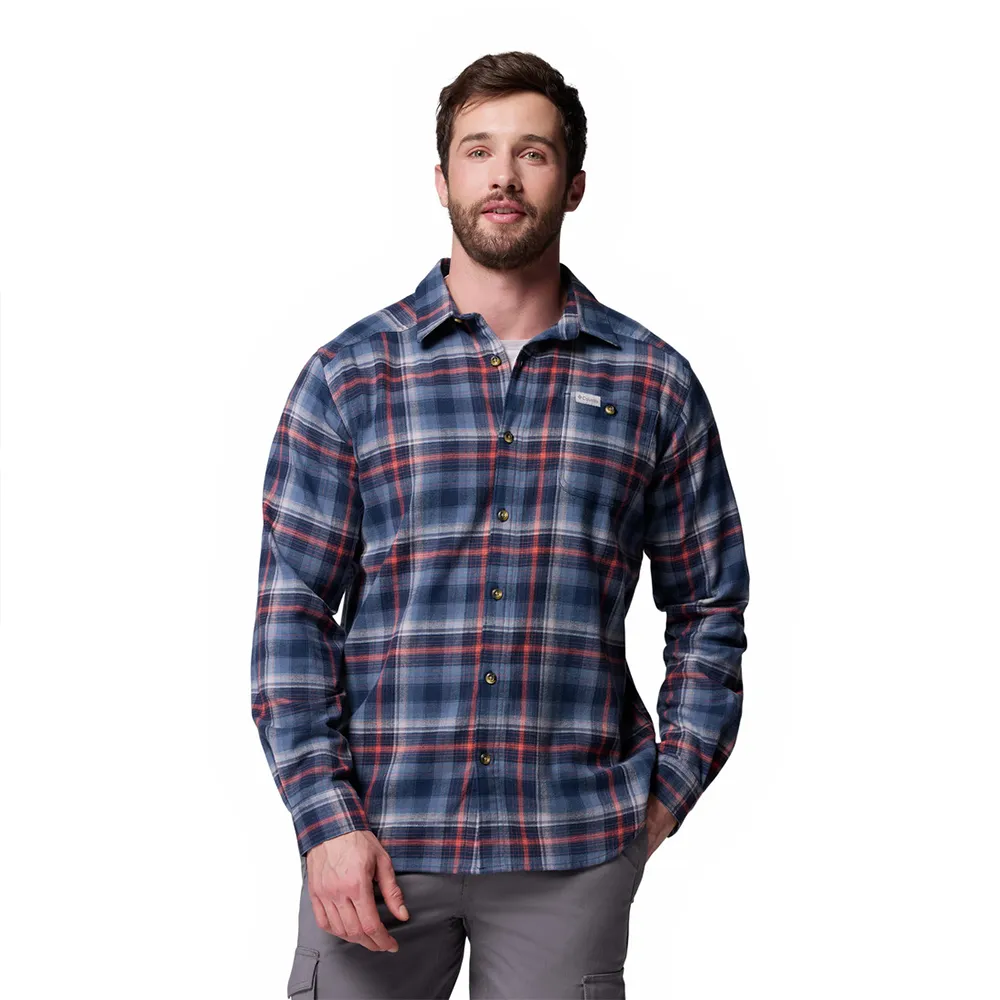 Columbia Men's Cornell Woods Flannel Long Sleeve Shirt Columbia Men's Cornell Woods Flannel Long Sleeve Shirt