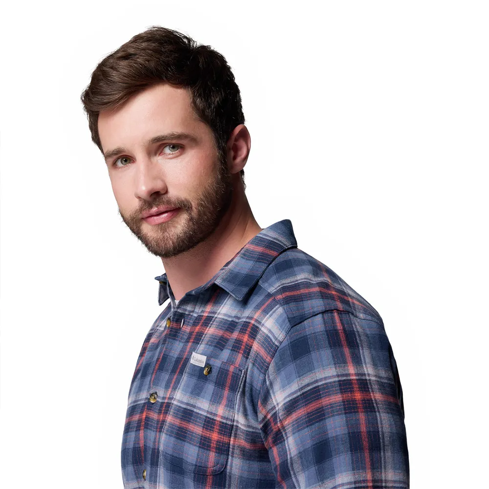 Columbia Men's Cornell Woods Flannel Long Sleeve Shirt Columbia Men's Cornell Woods Flannel Long Sleeve Shirt