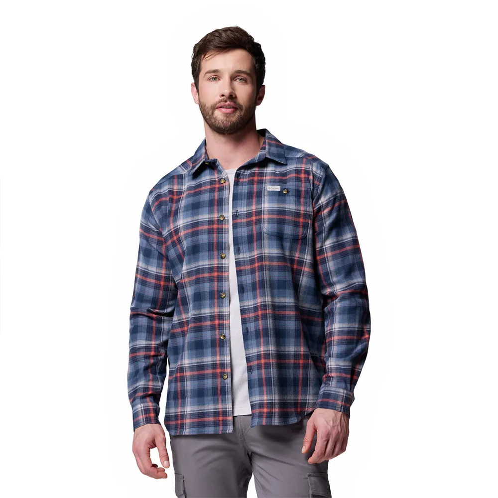 Columbia Men's Cornell Woods Flannel Long Sleeve Shirt Columbia Men's Cornell Woods Flannel Long Sleeve Shirt