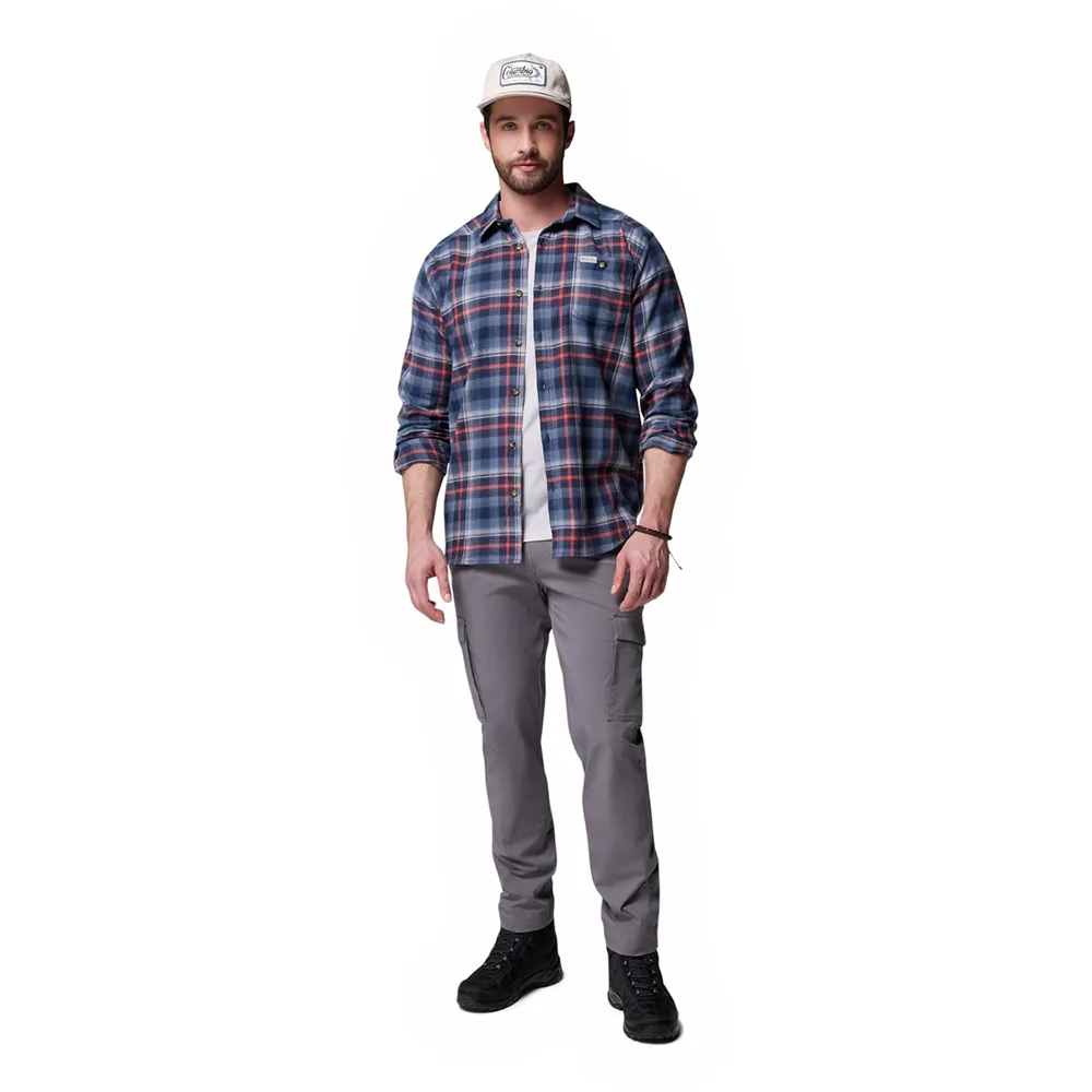 Columbia Men's Cornell Woods Flannel Long Sleeve Shirt Columbia Men's Cornell Woods Flannel Long Sleeve Shirt