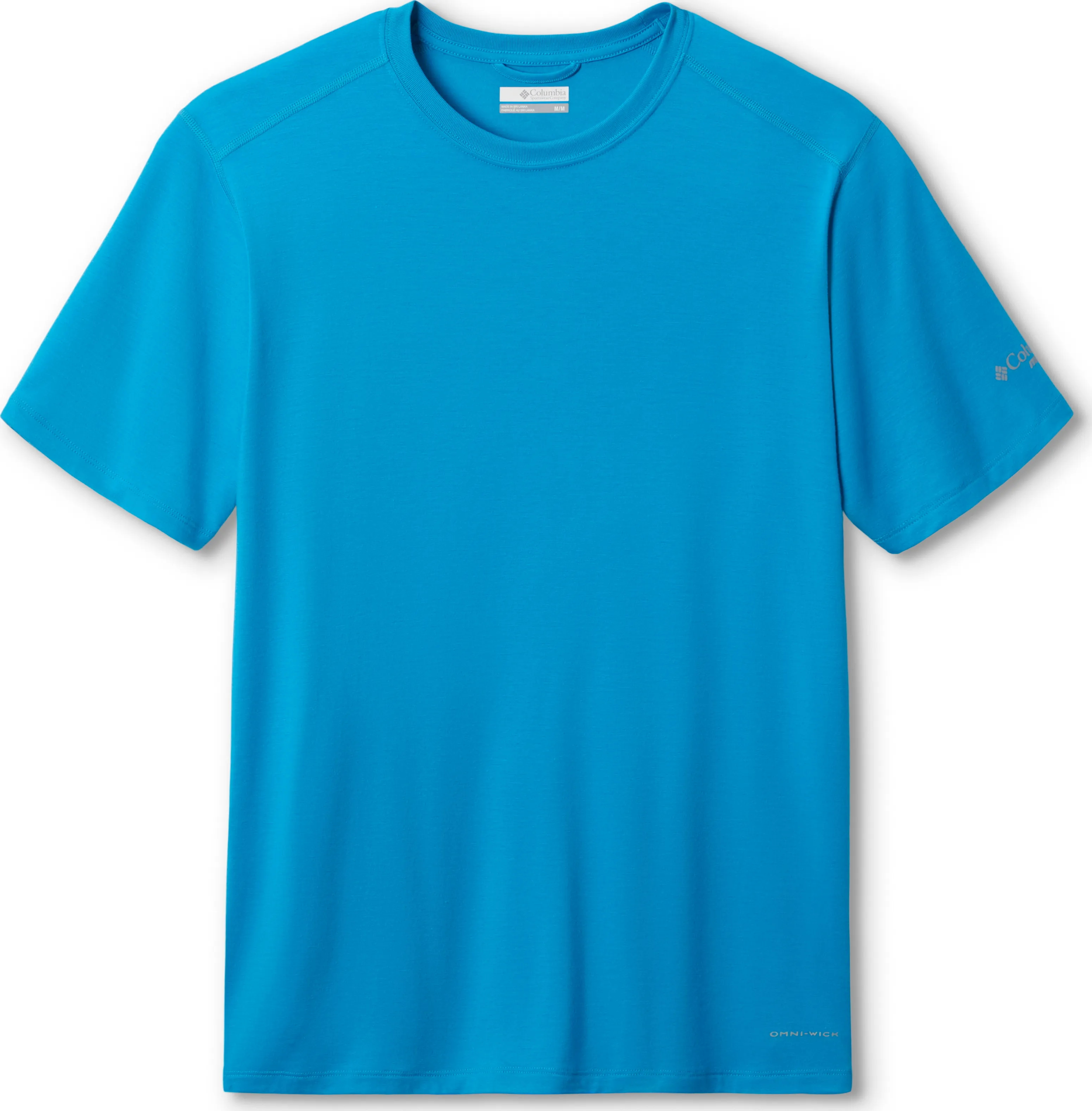 Columbia Men's Endless Trail Running Tech Tee, Ocean blue Columbia Men's Endless Trail Running Tech Tee, Ocean blue