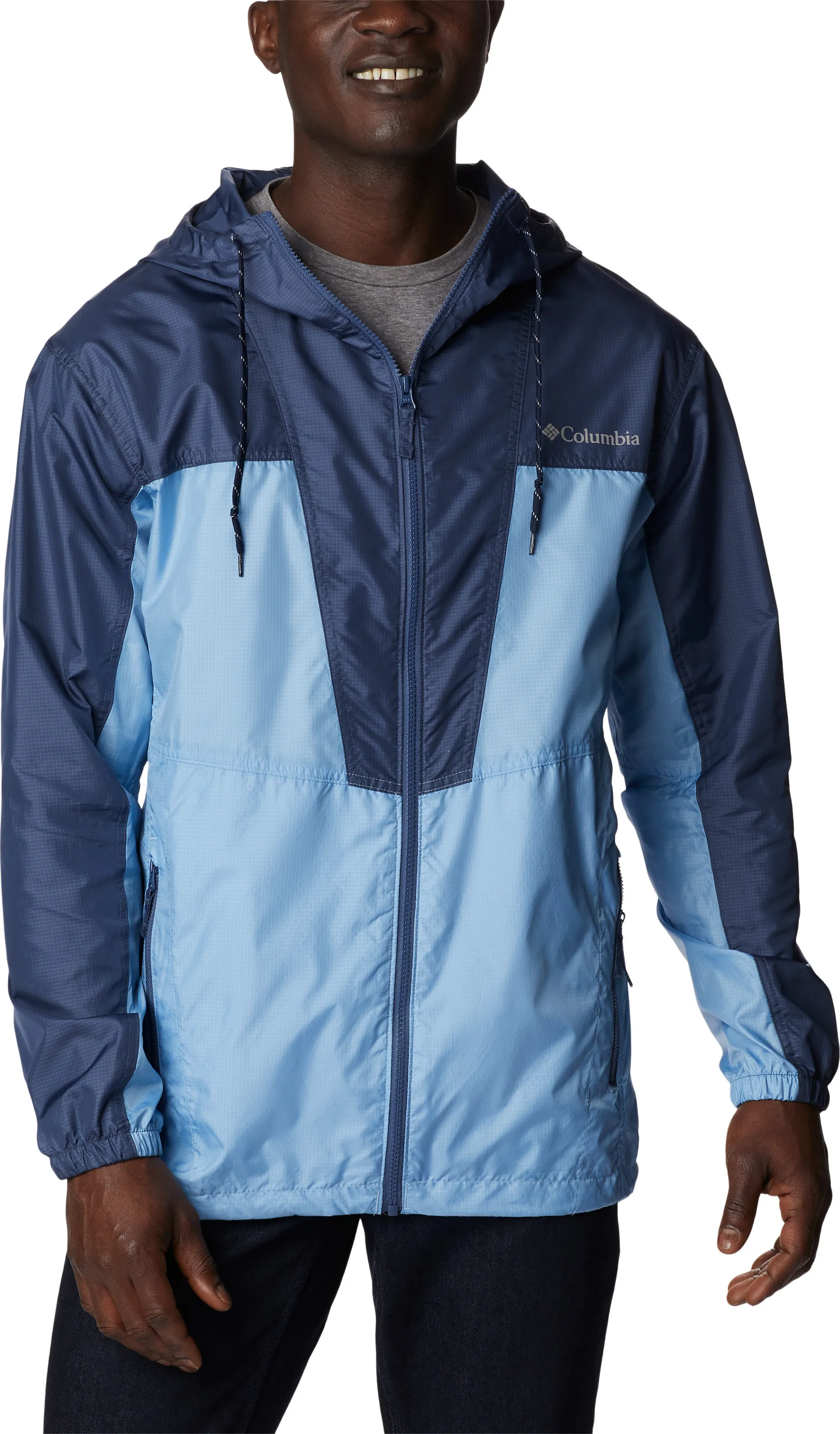 Columbia Men's Trail Traveler Windbreaker, Jet Stream, Dark Mountain Columbia Men's Trail Traveler Windbreaker, Jet Stream, Dark Mountain