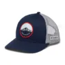 Columbia Mesh Keps, Coll navy / columbia grey / mt hood circle