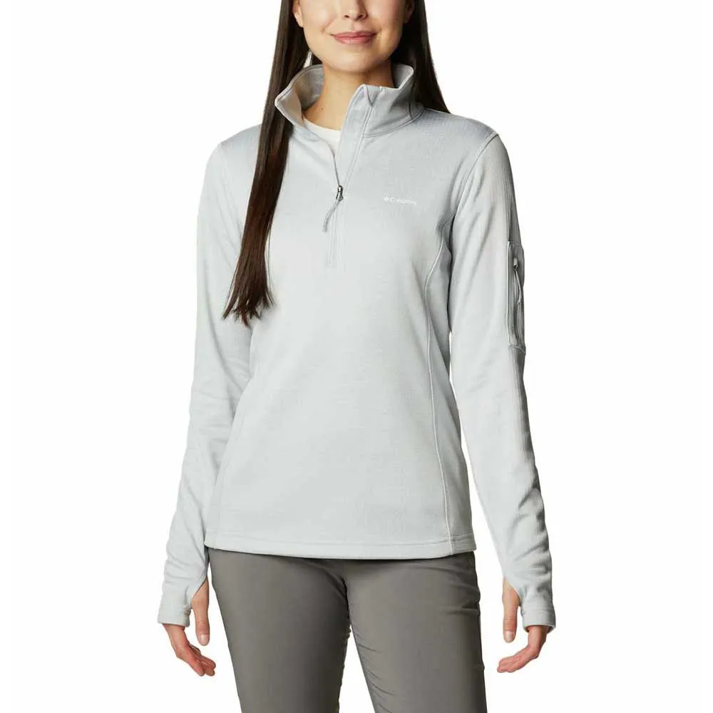 Columbia Park View™ Grid Fleece Med Halv Dragkedja