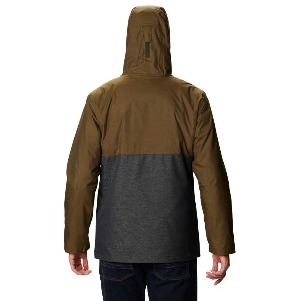 Columbia Ridge Gates Interchange Avtagbar Jacka, Shark twill / olive green slub
