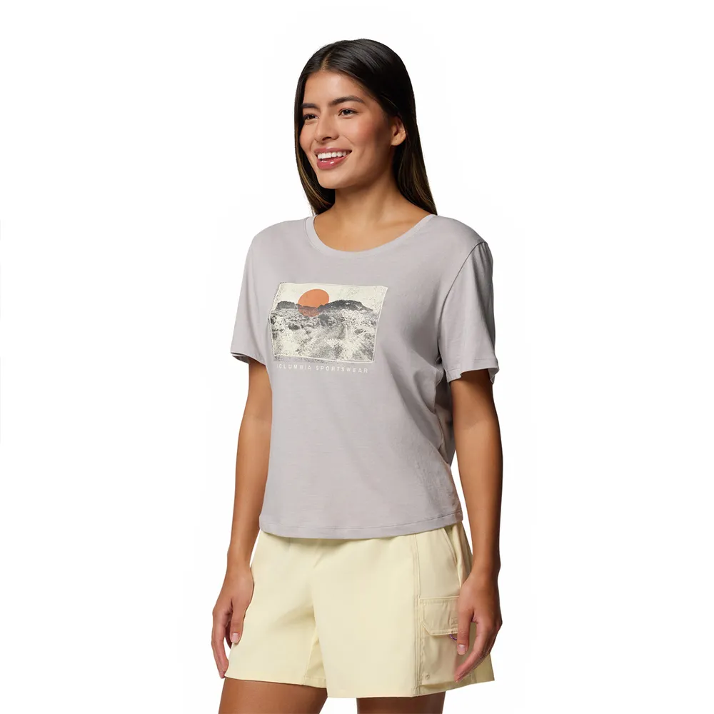 Columbia Ruby Springs™ T-shirt Med Korta ärmar, Grey Columbia Ruby Springs™ T-shirt Med Korta ärmar, Grey