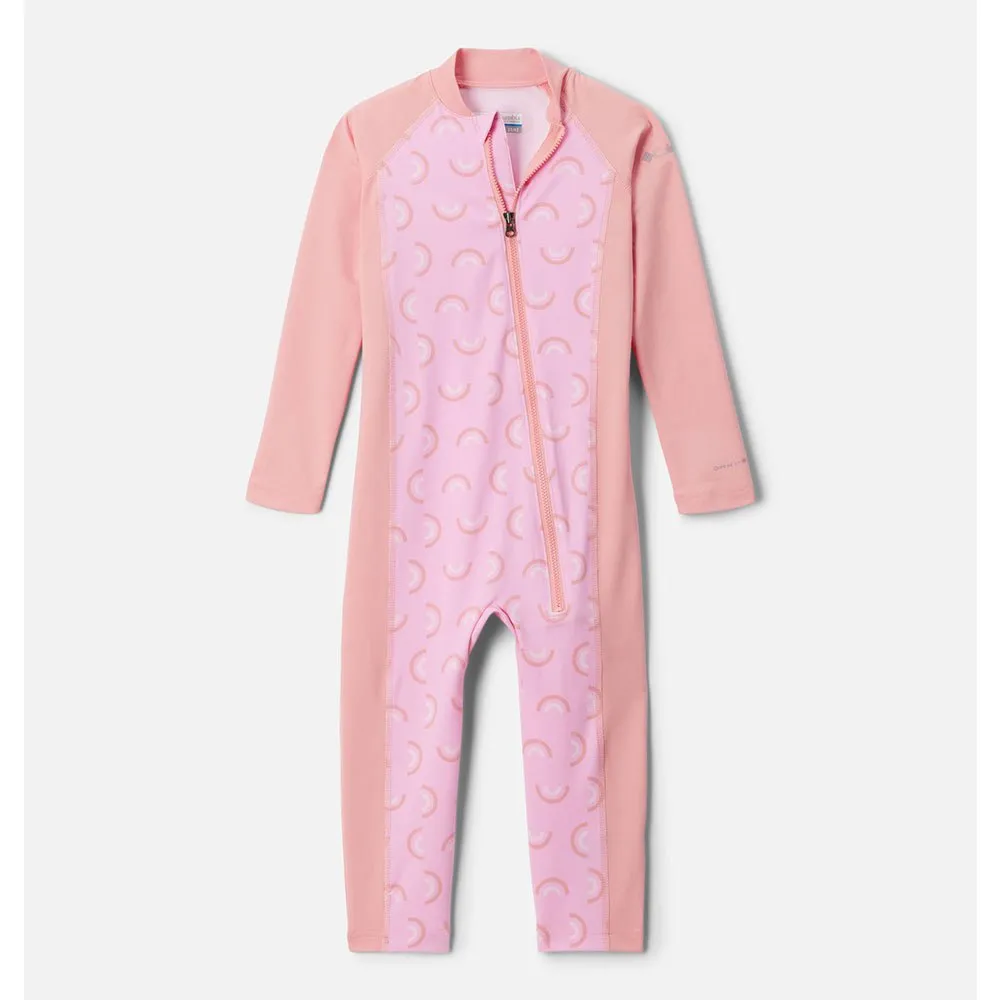 Columbia Sandy Shores™ Ii Uv-skyddande Sparkdräkt Med Lång ärm För Barn unisex, Cosmos rainbowy / salmon rose, 4Y