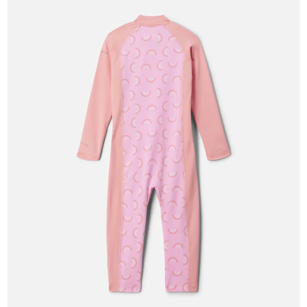 Columbia Sandy Shores™ Ii Uv-skyddande Sparkdräkt Med Lång ärm För Barn unisex, Cosmos rainbowy / salmon rose, 4Y