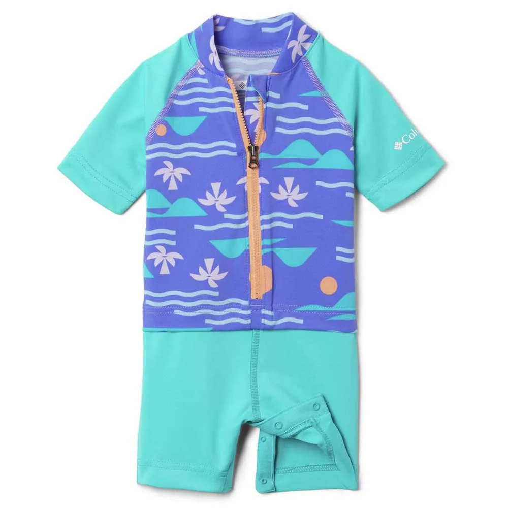 Columbia Sandy Shores™ Sunguard Overall, Paisley purple, 3-6MON