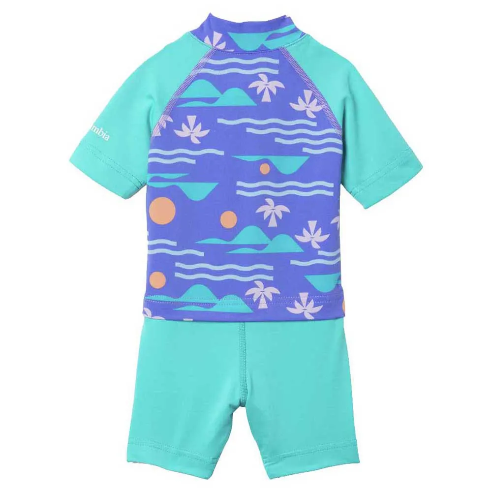 Columbia Sandy Shores™ Sunguard Overall, Paisley purple, 3-6MON