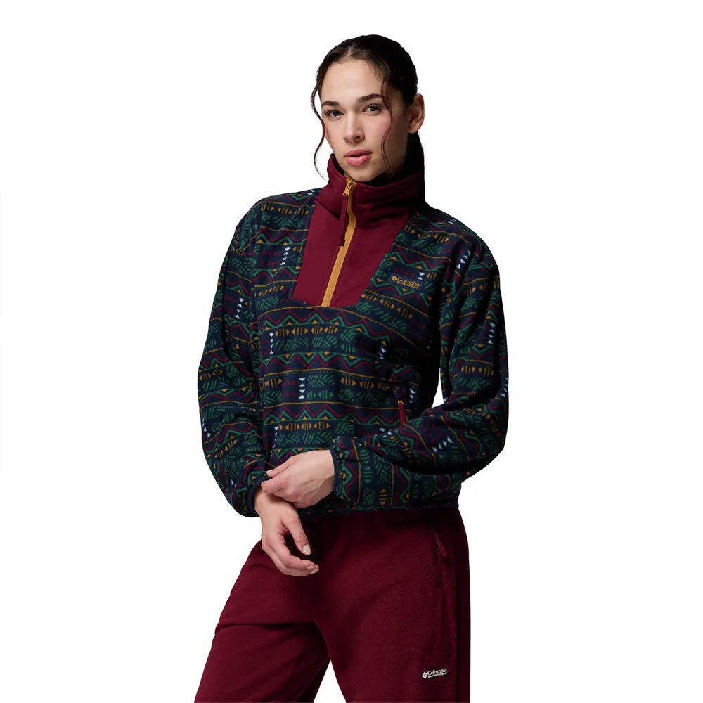Columbia Sequoia Grove™ Printed Fleece Med Halv Dragkedja Columbia Sequoia Grove™ Printed Fleece Med Halv Dragkedja