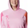 Columbia Trek™ Seasonal Ft Hoodie Tröja Med Huva, Wild rose / wild