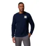 Collegiate navy / boxy brand