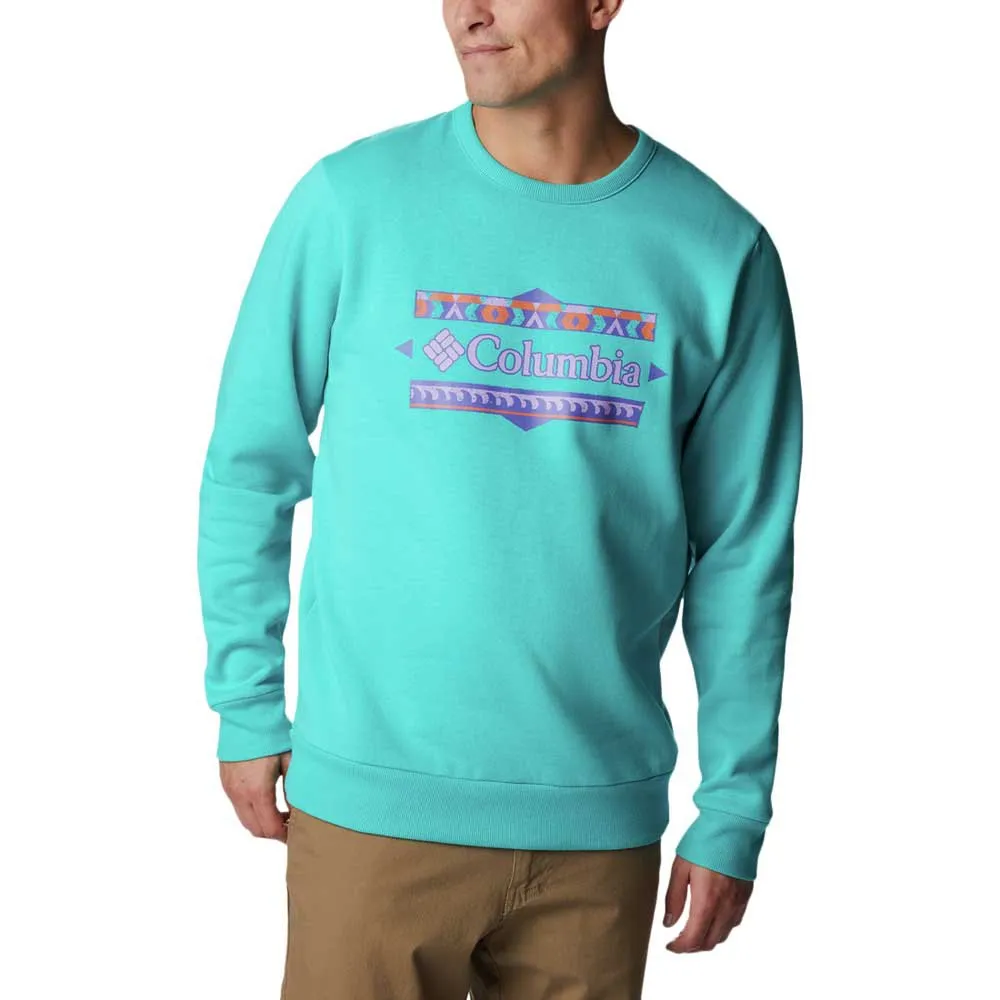 Columbia Tumalo Creek™ Crew Tröja, Bright aqua / bordered csc