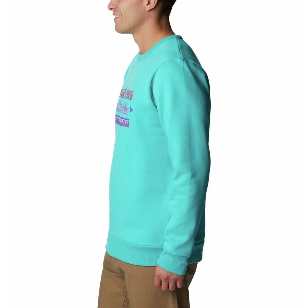 Columbia Tumalo Creek™ Crew Tröja, Bright aqua / bordered csc