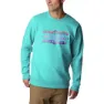 Columbia Tumalo Creek™ Crew Tröja, Bright aqua / bordered csc