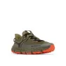 Stone green / tangy orange