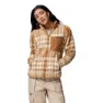 Camel brown herringplaid