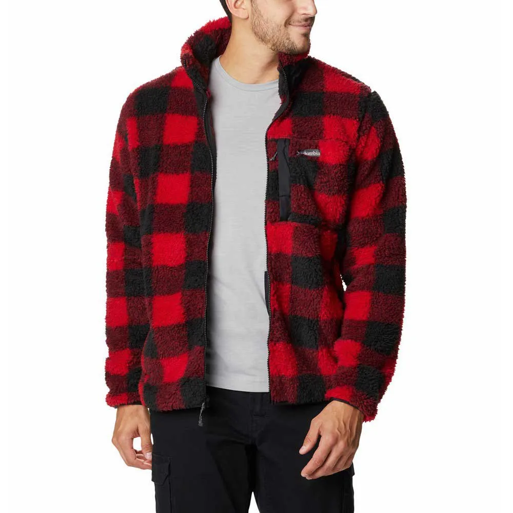 Columbia Winter Pass™ Print Fleecejacka Med Dragkedja, Red