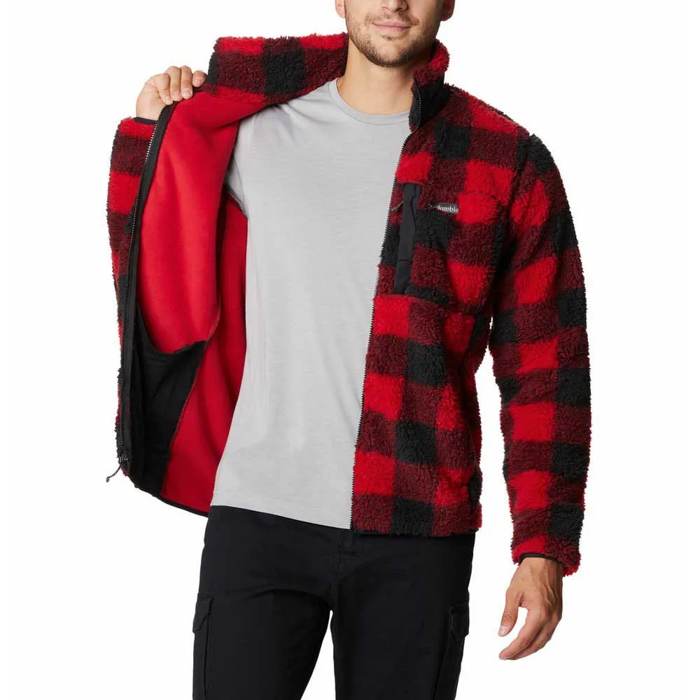 Columbia Winter Pass™ Print Fleecejacka Med Dragkedja, Red
