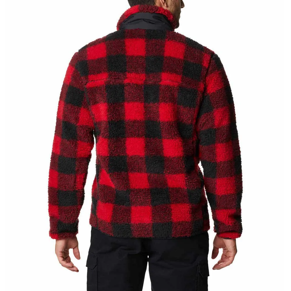 Columbia Winter Pass™ Print Fleecejacka Med Dragkedja, Red