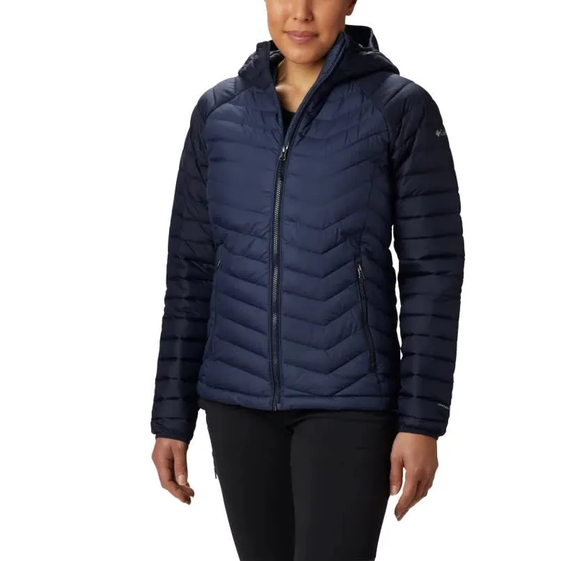 Columbia Women's Powder Lite Hooded Jacket, Nocturnal, Dark Nocturnal Columbia Women's Powder Lite Hooded Jacket, Nocturnal, Dark Nocturnal