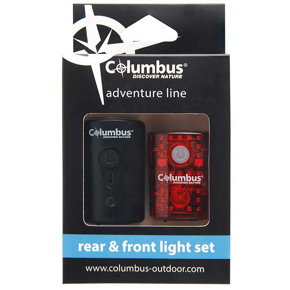 Columbus Adventure Line Cykellampset, Black, One Size