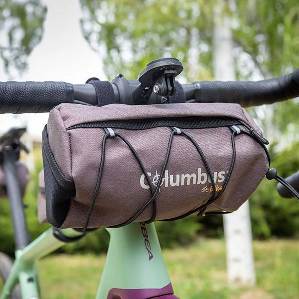 Columbus Dry Round Styrväska, Brown, One Size