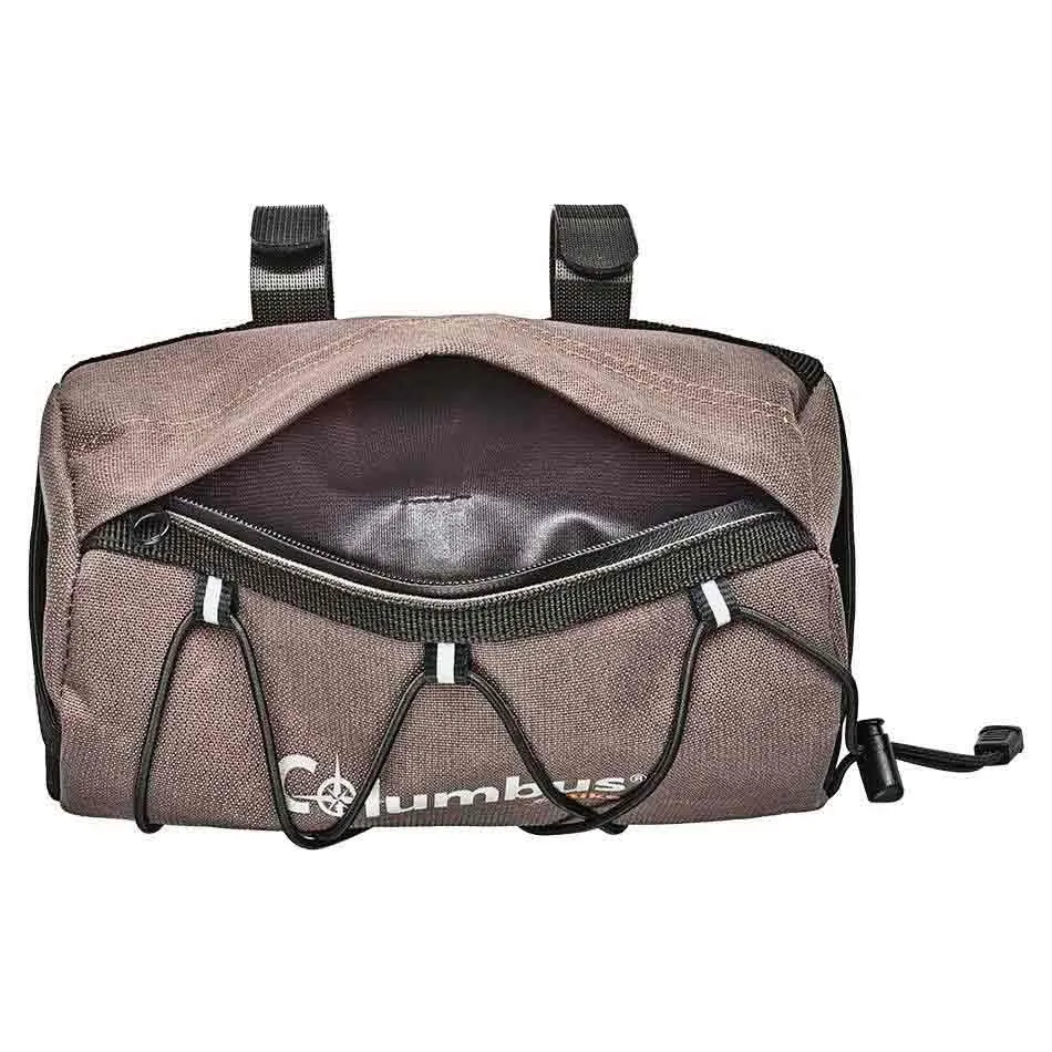 Columbus Dry Round Styrväska, Brown, One Size