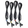 Compex 6p Snäppkablar 4 Enheter, Black, One Size
