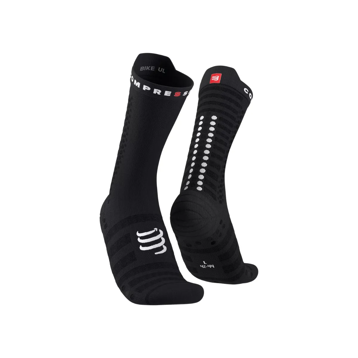 Compressport Pro v4.0 Ultralight Bike Socks, Black Compressport Pro v4.0 Ultralight Bike Socks, Black