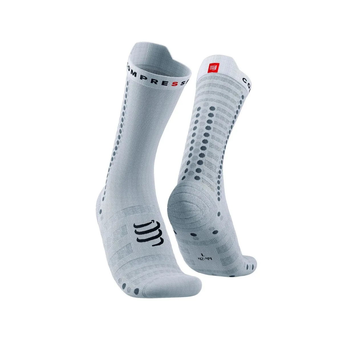 Compressport Socks Pro Racing v4.0, White grey Compressport Socks Pro Racing v4.0, White grey