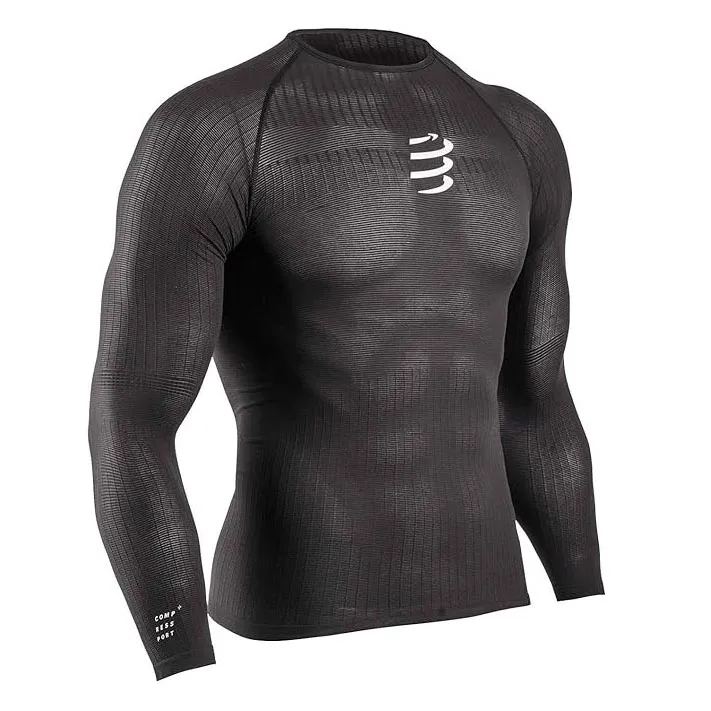 Compressport Ts3dls5099 Långärmad Baslager, Black