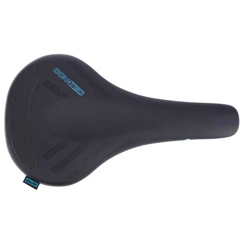 Con-Tec Aerobic Cykelsadel, Black / blue, One Size Con-Tec Aerobic Cykelsadel, Black / blue, One Size