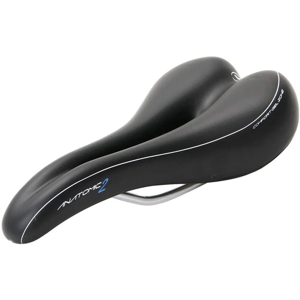 Con-Tec Anatomic 2 Tsx Trekking Cykelsadel, Black, 140mm