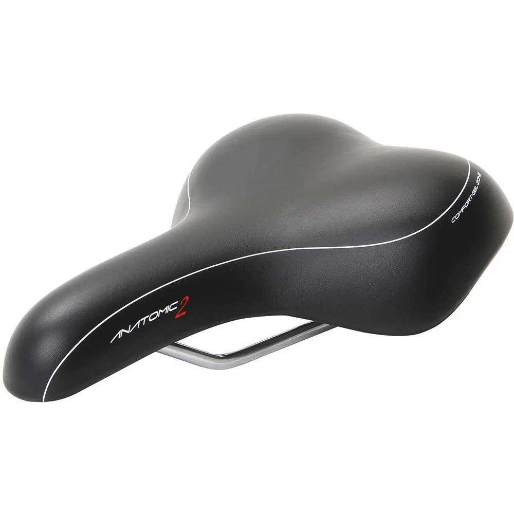 Con-Tec Anatomic2 Light Cykelsadel, Black, 189mm Con-Tec Anatomic2 Light Cykelsadel, Black, 189mm
