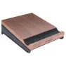 Con-Tec Bikeart Shelf Väggmonterat Cykelställ, Black / walnut, One Size