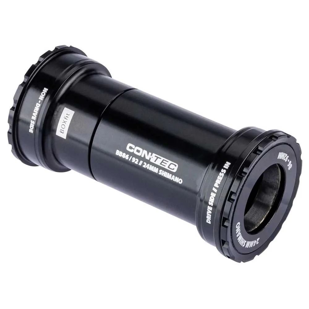 Con-Tec Boxfit Bb86/92-24 Shimano Vevlager, Black, 68/73mm