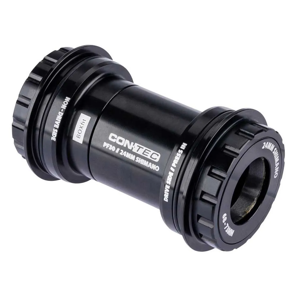 Con-Tec Boxfit Pf30-24 Shimano Vevlager, Black, 68/73mm