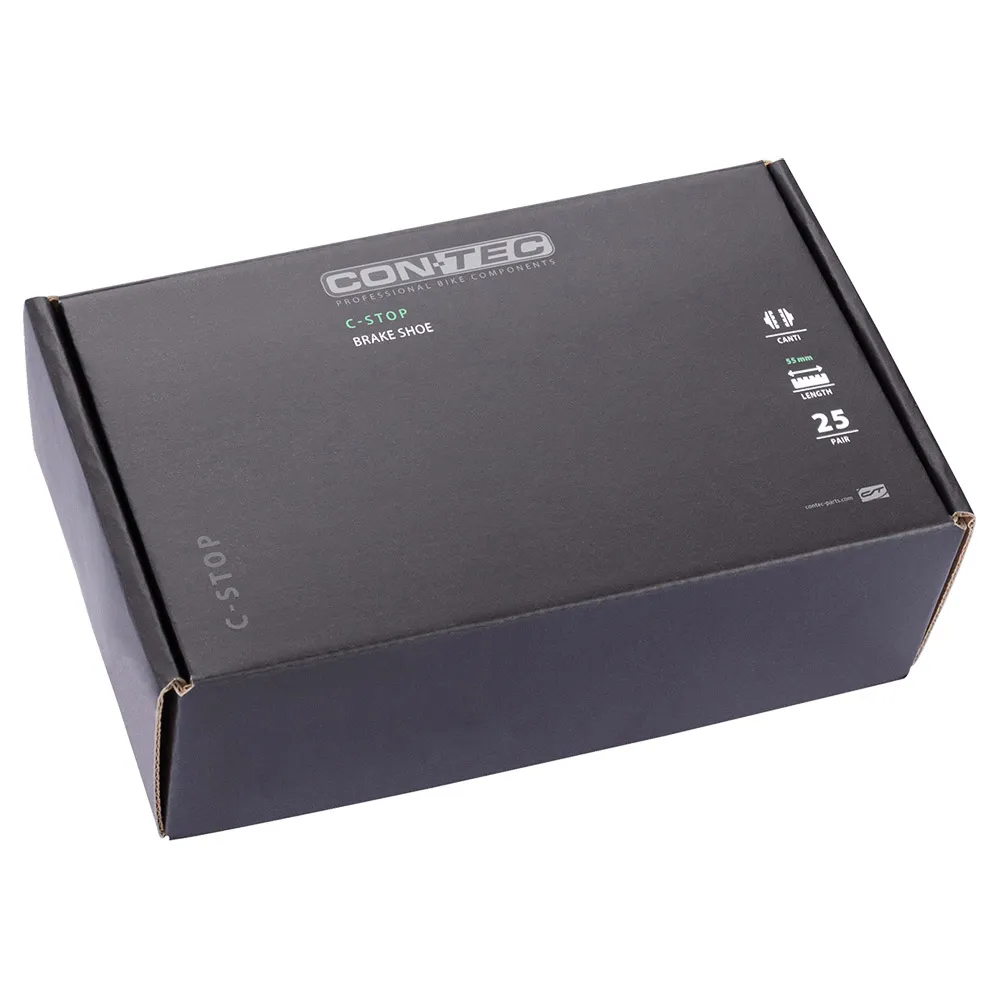 Con-Tec C-stop Medium Compound Fälgbromsbelägg 25 Enheter, Black, One Size Con-Tec C-stop Medium Compound Fälgbromsbelägg 25 Enheter, Black, One Size