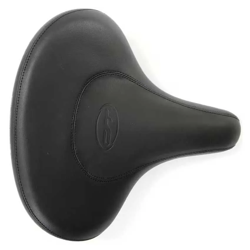 Con-Tec Chopper Cykelsadel, Black, 255mm