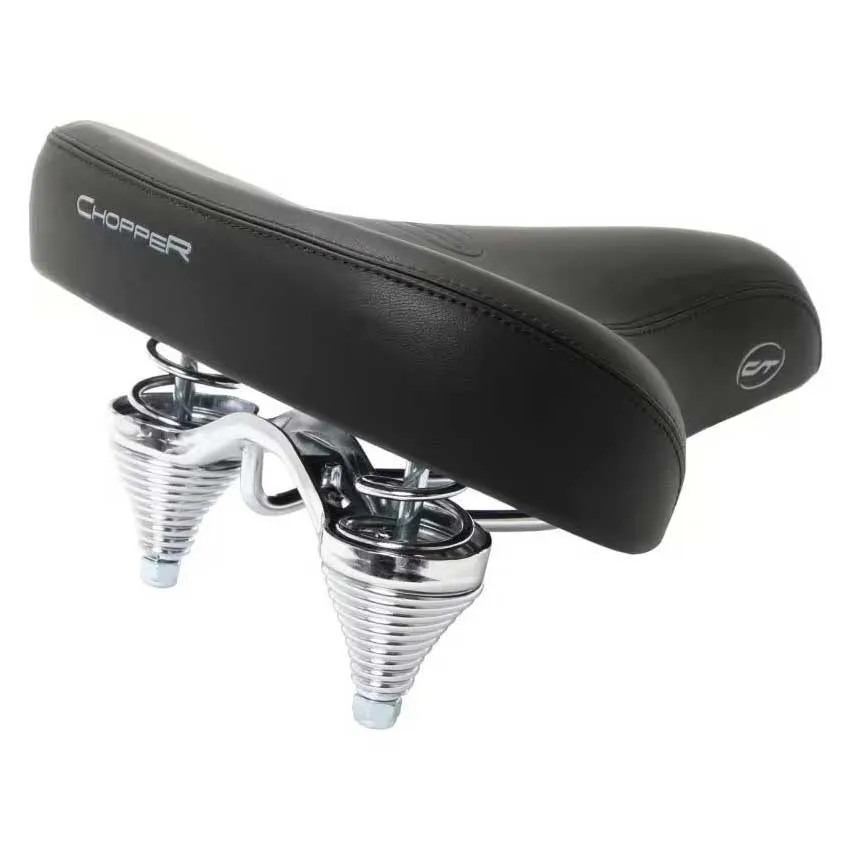 Con-Tec Chopper Cykelsadel, Black, 255mm