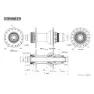 Con-Tec Core Cl Disc Boost Shimano/sram Hg Baknav, Black, 32H, 12 x 148mm