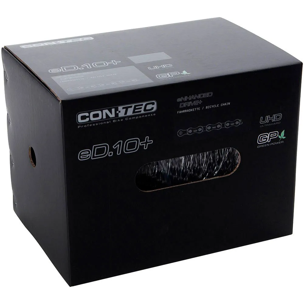 Con-Tec Enhanced Ed10+ Kedja, Silver, 136 Links, 10s